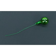25MM Green Glass Ball  (Lot of 1 Box - 12  Bunches Per Box) SALE ITEM